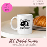 A Crowded Camper SVG is Better than an Empty Castle T-Shirt Gift for Girlfriend, Glamper Campfire Sweatshirt, Glamping Camping Lover Mugs