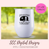 A Crowded Camper SVG is Better than an Empty Castle T-Shirt Gift for Girlfriend, Glamper Campfire Sweatshirt, Glamping Camping Lover Mugs