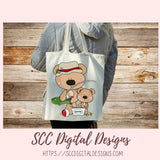 A Day with Dad PNG, Daddy and Baby Bear Clipart for Stickers, Wordart Scrapbook Elements, Whimsical Wildlife Clip Art for Tumblers