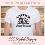 Adventure Before Dementia SVG File Mountains Sun and Stars 1 design in svg eps dxf jpg png formats