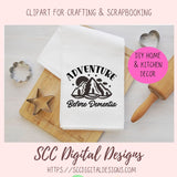 Adventure Before Dementia SVG File Mountains Sun and Stars 1 design in svg eps dxf jpg png formats
