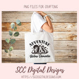 Adventure Before Dementia SVG File Mountains Sun and Stars 1 design in svg eps dxf jpg png formats