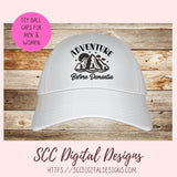 Adventure Before Dementia SVG File Mountains Sun and Stars 1 design in svg eps dxf jpg png formats