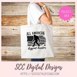 Bigfoot Hunter SVG 1 design in svg eps dxf jpg png formats