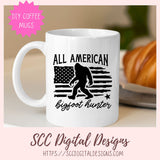 Bigfoot Hunter SVG 1 design in svg eps dxf jpg png formats