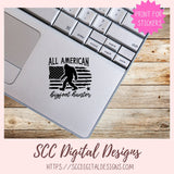 Bigfoot Hunter SVG 1 design in svg eps dxf jpg png formats