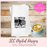 Bigfoot Hunter SVG 1 design in svg eps dxf jpg png formats