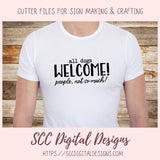 All Dogs Welcome People not so much 1 design in svg eps dxf jpg png formats