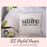 All Dogs Welcome People not so much 1 design in svg eps dxf jpg png formats