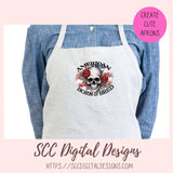 Skull PNG, American Born & Bred Clipart for T-Shirts for Women, Red Roses Sublimation Design for Stickers for Girlfriend, Floral Wall Art