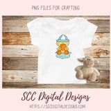 April Showers Bring May Flowers Clipart for Girls' Stickers, Wordart Ducks & Flower Clip Art for Wall Decor for Kids Rooms, Scrapbooking