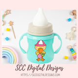 April Showers Bring May Flowers Clipart for Girls' Stickers, Wordart Ducks & Flower Clip Art for Wall Decor for Kids Rooms, Scrapbooking