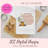Autumn Gnomes PNG, Pumpkins, Sunflowers, Black Bird Sublimation Clipart for Stickers for Kids, Fall Digital Elements for Paper Crafting