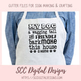 A Wagging Tail SVG, Friendly Bark Make this House a Home Farmhouse Sign for Mom, Dog Lover Printable Wall Art, Dog Dad T-Shirt Mug Pet Decor