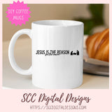 Away in the Manger SVG Bundle, Happy Birthday Jesus PNG Jesus is the Reason for the Season And Unto Us a Child is Born Religious Home Decor