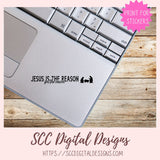 Away in the Manger SVG Bundle, Happy Birthday Jesus PNG Jesus is the Reason for the Season And Unto Us a Child is Born Religious Home Decor