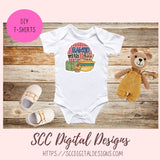Baked with Love PNG, Whimsical Bear Printable Stickers for Kids for Tumblers, Digital Stickers Goodnotes Compatible Scrapbooking Elements