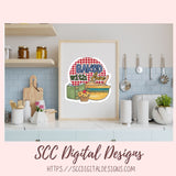 Baked with Love PNG, Whimsical Bear Printable Stickers for Kids for Tumblers, Digital Stickers Goodnotes Compatible Scrapbooking Elements
