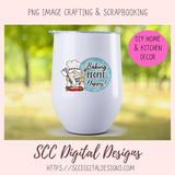 Gnome Clipart for Sublimation Designs for Aprons, Baking Clip Art for Stickers for Commercial Use, Baker Art PNG for Shirts for Mother's Day