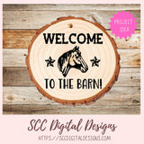 Barn Life SVG Mini Bundle, Welcome to the Barn, Life is Better on the Farm, DIY Farmhouse Kitchen Wall Art, Rustic Front Porch Welcome Sign for Mom