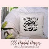 Batty Barista's Coffee House SVG File 1 design in svg eps dxf jpg png formats
