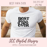 Best Papa Ever SVG 1 design in svg eps dxf jpg png formats