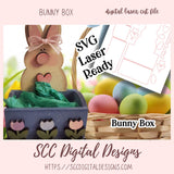 Delightful BunnyD SVG for Glowforge and Laser Cutter, Ideal Bunny Lover's Gift, Instant Download Digital Art Template