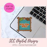 Camping Digital Clipart Frames, Scrapbook Picture Frame for Grandma, Wordart Scrapbooking Elements, Outdoor Lover Gift, Campfire Smores png