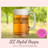Classic Garage SVG, We Can Fix Anything, Service and Repair, Wall Decor for Dad for Father's Day, Mechanic Shop Sign, Classic Car Lover Gift