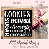 Christmas Cookies SVG - 1 design in svg eps dxf jpg png formats