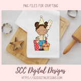 Cute Kids Birthday PNG, Diverse Boys & Girls With Balloons, Party Hats, Cupcakes Clipart, Clip Art for Paper Crafting and Scrapbooking