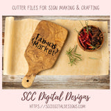 Farmers Market SVG Mini Bundle, Farmhouse Kitchen Decor for Girlfriend, Shop Small & Local Reusable Bag for Mom, Commercial Use Art