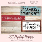 Farmers Market SVG Mini Bundle, Farmhouse Kitchen Decor for Girlfriend, Shop Small & Local Reusable Bag for Mom, Commercial Use Art