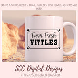 Farm Fresh Mini Bundle SVG, Farm Fresh Vittles Farmhouse Decor For Mom, Barn Sweet Barn T-Shirt for Girlfriend, Farm Fresh Chicken Crossing