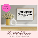 Farmhouse Kitchen SVG Mini Bundle, Welcome to Fur Kitchen, Farmhouse Kitchen Sign, Welcome to the Farm, Farm Fresh Bacon & Eggs Gift for Mom