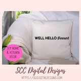 Farm Life 8 Bundle SVG, Farm Fresh Eggs, Farmhouse Decor for Mom, Well Hello Farmer Wall Art for Girlfriend Farm Quotes for Tumblers for Dad