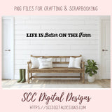 Farm Life 8 Bundle SVG, Farm Fresh Eggs, Farmhouse Decor for Mom, Well Hello Farmer Wall Art for Girlfriend Farm Quotes for Tumblers for Dad