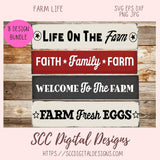 Farm Life 8 Bundle SVG, Farm Fresh Eggs, Farmhouse Decor for Mom, Well Hello Farmer Wall Art for Girlfriend Farm Quotes for Tumblers for Dad