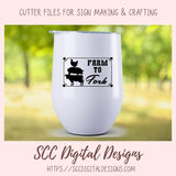 Farm to Fork SVG Mini Bundle, Market Fresh Support Your Local Farmers Farmers Market, DIY Farmhouse Home Decor with Cricut for Mom