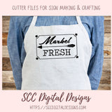 Farm to Fork SVG Mini Bundle, Market Fresh Support Your Local Farmers Farmers Market, DIY Farmhouse Home Decor with Cricut for Mom