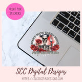 Many Have Eaten Here, Few Have Died, Humorous Skeleton Sublimation Clipart for DIY Funny Cooks, Instant Download PNG