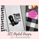 This Ain't My First Rodeo SVG, DIY Kid's Cowboy Boots T-Shirt, Country Western PNG Mama Sweatshirt, Farm Quote for Dad, Gift for Cowgirl