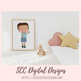 Boy Clipart for sublimation Kids Sticker Books, Nursery Wall Art for New Mom Gift, Digi Stamps for Coloring Pages and Digital Scrapbooking