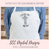 It Is Well With My Soul SVG, Religious Farmhouse Sign Decor for Mom for Mother's Day, Inspirational Quote PNG for T-Shirts for Dad
