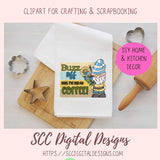 Bee Gnome Clipart for Stickers 6 designs in 300 dpi png format
