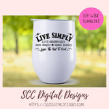 Leave the Rest to God SVG, DIY Love Generously Farmhouse Sign Decor, Live Simply Inspirational Quote Cut File, Religious Gift for Women