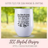 Let Them Be Little SVG, Baby Shower Gift for New Mom, Nursery Wall Decor for Baby, Inspirational Quote for Child's Room, Let Them Giggle