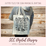 Let Them Be Little SVG, Baby Shower Gift for New Mom, Nursery Wall Decor for Baby, Inspirational Quote for Child's Room, Let Them Giggle