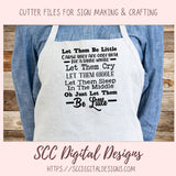 Let Them Be Little SVG, Baby Shower Gift for New Mom, Nursery Wall Decor for Baby, Inspirational Quote for Child's Room, Let Them Giggle