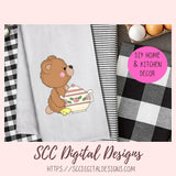 Whimsical Bear Clipart, Time for Tea PNG Designs for Stickers & Printables, Teapots Tea Cups Wordart for Sublimation Tumblers, Digital Scrapbooking & Paper Crafting